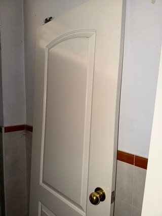 Puerta madera blanca 203x72 cm