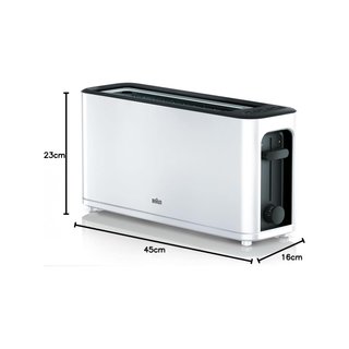 - Braun HT3100WH tostadora pan 7 niveles
