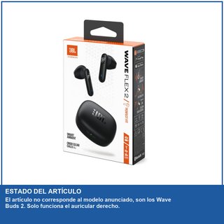 - JBL Wave Flex 2 auriculares inalámbricos