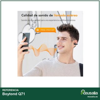 Auriculares Boytond conducción ósea bluetooth 36h