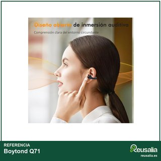 Auriculares Boytond conducción ósea bluetooth 36h