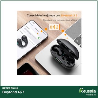 Auriculares Boytond conducción ósea bluetooth 36h