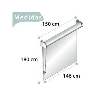 - MERCURY TEXTIL estor enrollable opaco blackout
