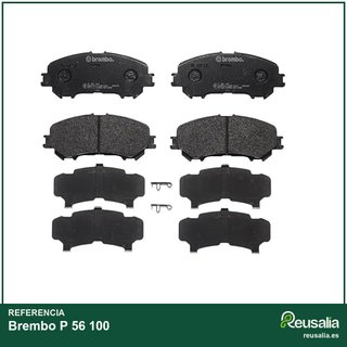 Brembo P 56 100 pastillas frenos avisador