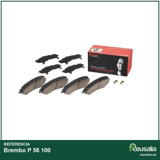 Brembo P 56 100 pastillas frenos avisador