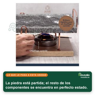 - Artesà parrilla piedra mármol gourmet