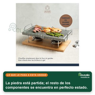 - Artesà parrilla piedra mármol gourmet