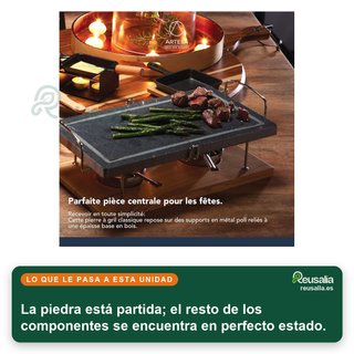- Artesà parrilla piedra mármol gourmet