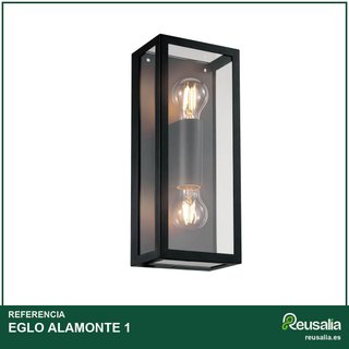 EGLO ALAMONTE 1 lámpara exterior pared acero negro