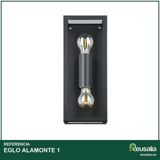 EGLO ALAMONTE 1 lámpara exterior pared acero negro
