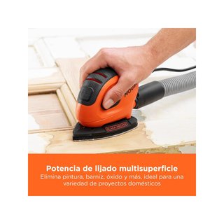 - BLACK+DECKER BEW230BCA-QS lijadora compacta