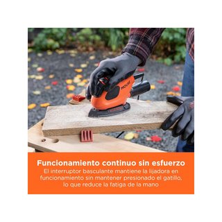 - BLACK+DECKER BEW230BCA-QS lijadora compacta