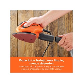 - BLACK+DECKER BEW230BCA-QS lijadora compacta