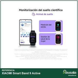 Xiaomi Smart Band 9 Active pulsera morada