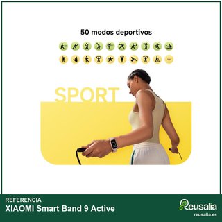 Xiaomi Smart Band 9 Active pulsera morada