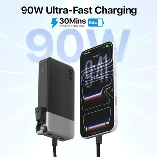 NOBIS PowerBank 20000mAh 90W 4 Ptos 2USB-C 2USB-A