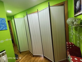 Biombo separador de ambientes blanco