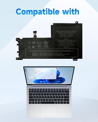 GINGEPRO Bat L19M3PF6 58Wh 11,55V 4950mAh Lenovo