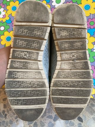 Zapatillas plateadas talla 38