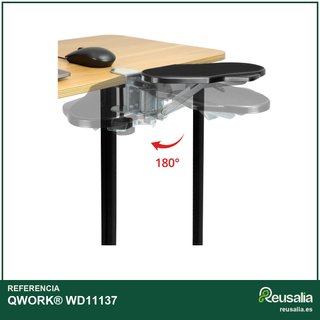 QWORK® reposabrazos ergonómico escritorio