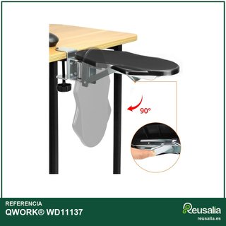 QWORK® reposabrazos ergonómico escritorio
