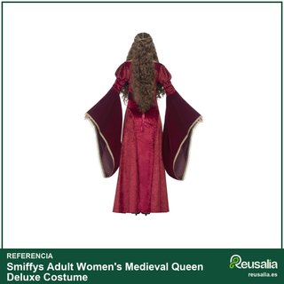 Smiffys disfraz medieval reina deluxe mujer
