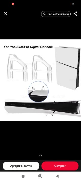 Soportes PS5 Slim y Digital