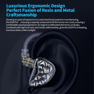 KZA COUSTICS AS24 PRO Auriculares HiFi IEM 24 BA