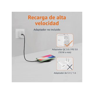 Amazon Basics base carga inalámbrica 15W Qi