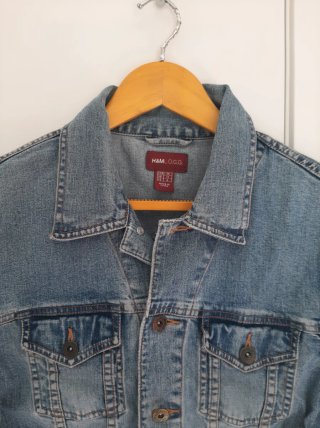 Chaqueta vaquera clásica azul