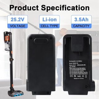 MXJFYY Batería 25.2V 3500mAh Shark IZ300‑IZ320