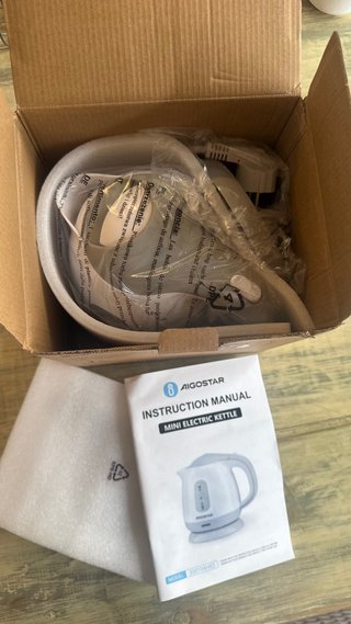 Hervidor Eléctrico Aigostar 1L Blanco