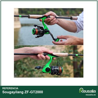 Sougayilang carrete pesca giratorio 5.2:1