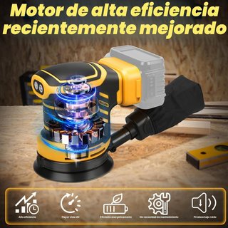 ROADTIME Lijadora Orbital 125mm 3 Velocidades 20V