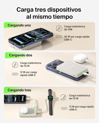 BELKIN BoostCharge PowerBank 10000mAh Qi2 Beis