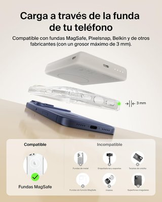 BELKIN BoostCharge PowerBank 10000mAh Qi2 Beis