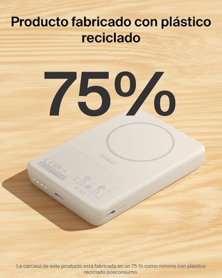 BELKIN BoostCharge PowerBank 10000mAh Qi2 Beis