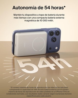 BELKIN BoostCharge PowerBank 10000mAh Qi2 Beis
