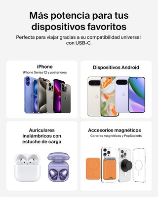 BELKIN BoostCharge PowerBank 10000mAh Qi2 Beis