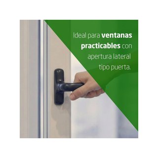 Manilla para ventana aluminio pvc negro