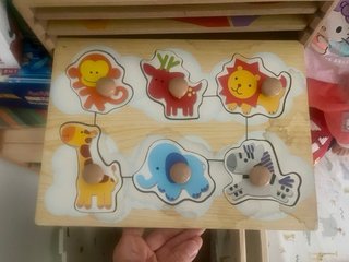 Puzzle madera Nenittos animales granja