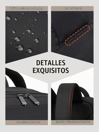 YANKONY Mochila 40x30x20 Expandible 30L Antirrobo