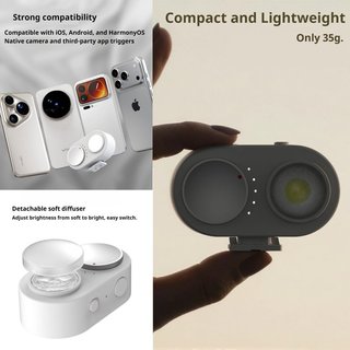 ZTIANFOTO FOTORGEAR FL01 Flash COB 15W magnético