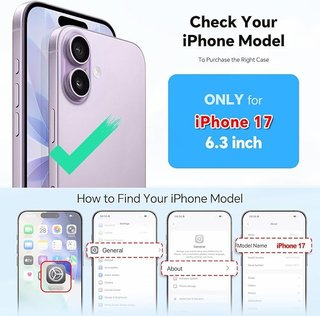 TUCCH Funda iPhone 17 6,3'' 5G Billetera RFID