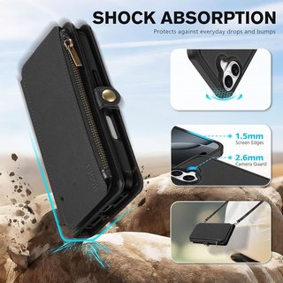 TUCCH Funda iPhone 17 6,3'' 5G Billetera RFID