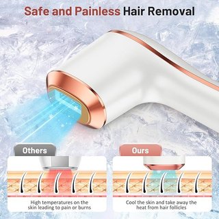Ofottofo Depiladora Laser IPL Enfriamiento 3en1