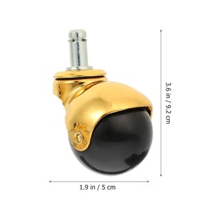 Ruedas doradas giratorias para muebles hogar