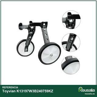 Ruedas auxiliares bicicleta ajustables aluminio