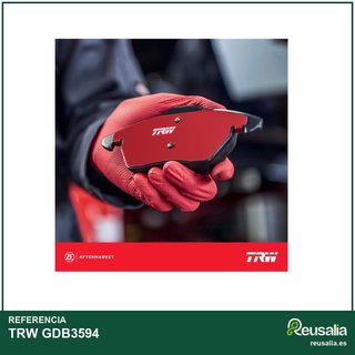 TRW GDB3594 pastillas freno trasero avisador