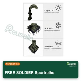 FREE SOLDIER Sportreihe pañuelo shemagh turbante